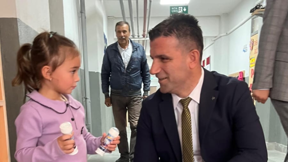 İlçe Milli Eğitim Müdürümüz Sn.  Ahmet Yasin ARSLAN Yeşilbaşköy İlk ve Ortaokul Ziyareti.